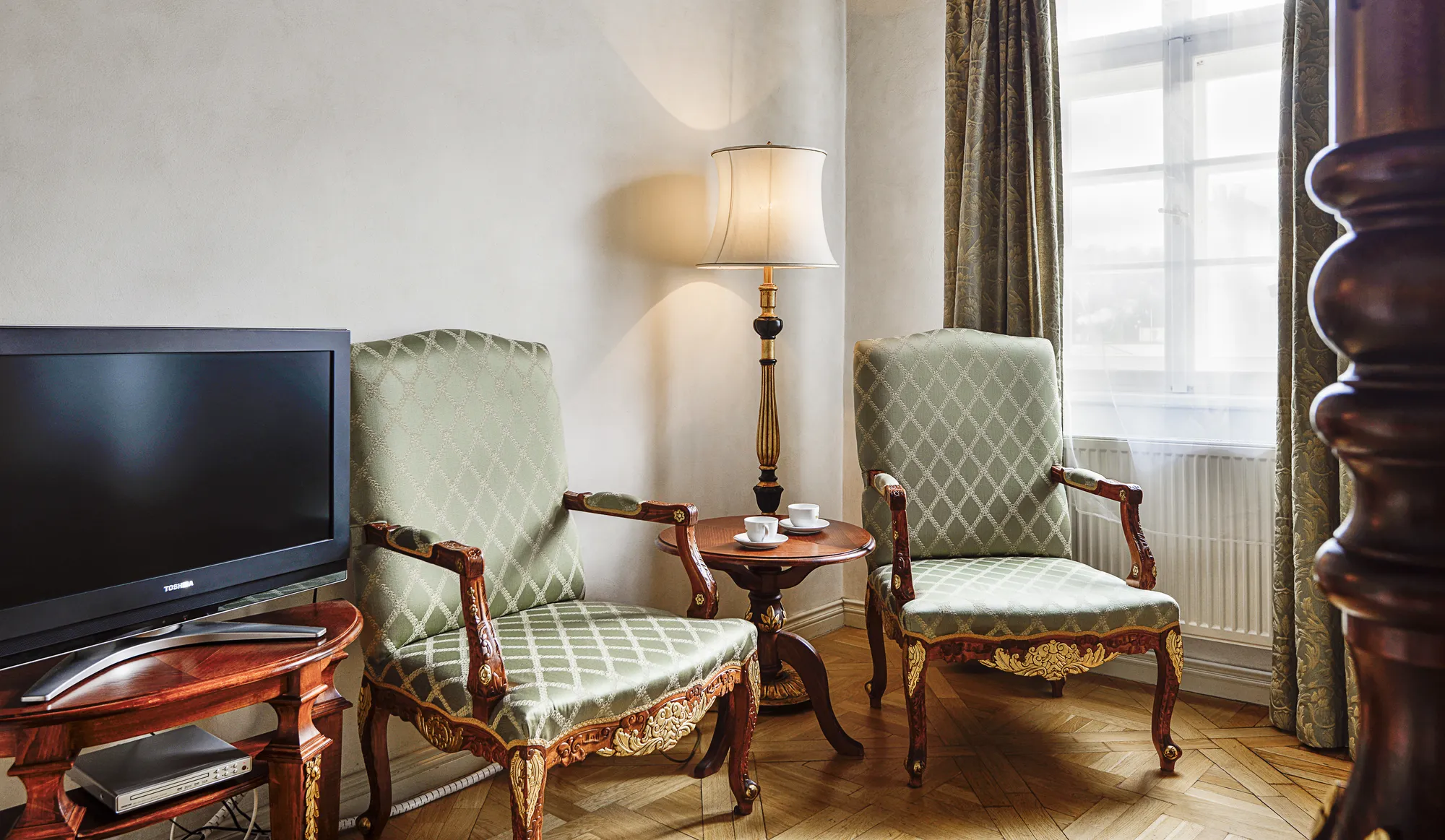 Suite with balcony at Boutique Hotel Bijou de Prague